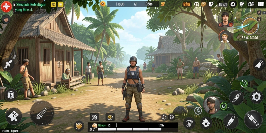 Tampilan gameplay 8768 dengan grafis yang menawan.