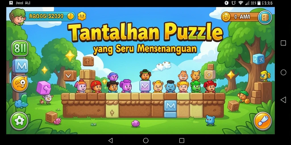 Gameplay seru dan menantang dalam game Puzzle 8II.