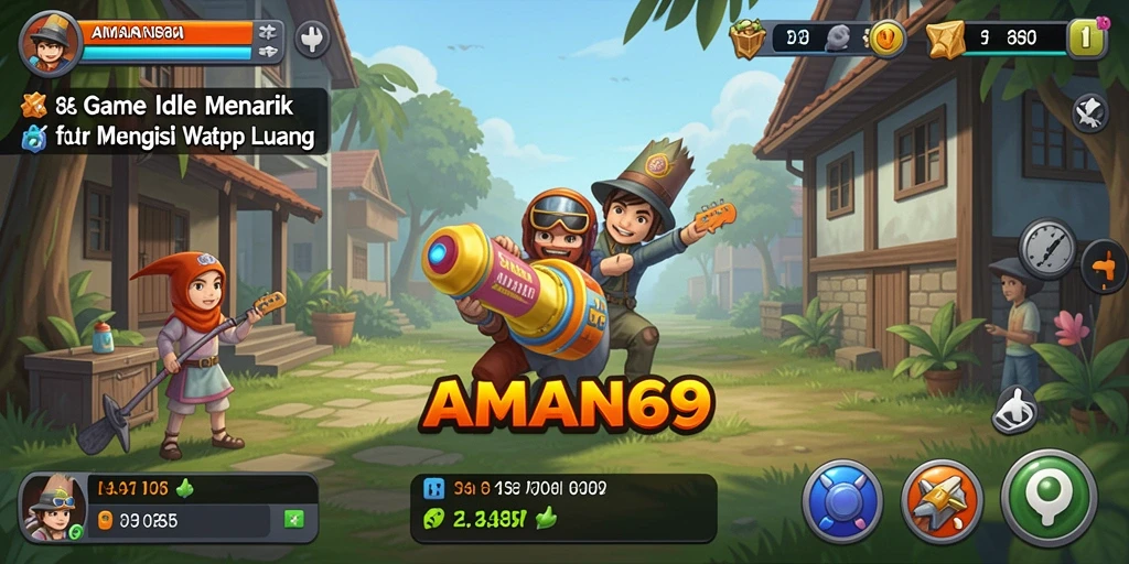 Tampilan gameplay AMAN69 yang seru dan menarik.