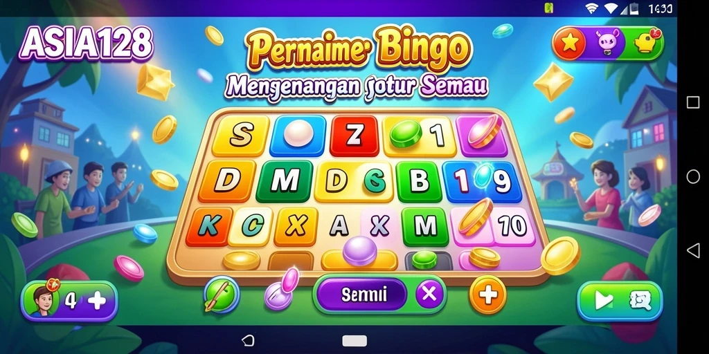 Tampilan gameplay ASIA128 menampilkan kegembiraan permainan Bingo yang seru.