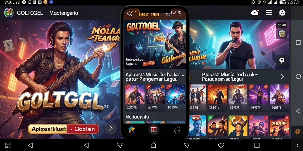 Tampilan menarik dari gameplay GOLTOGEL yang menampilkan berbagai lagu.