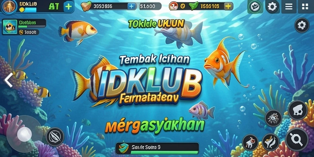 Screenshot gameplay IDKLUB yang penuh warna dan seru.