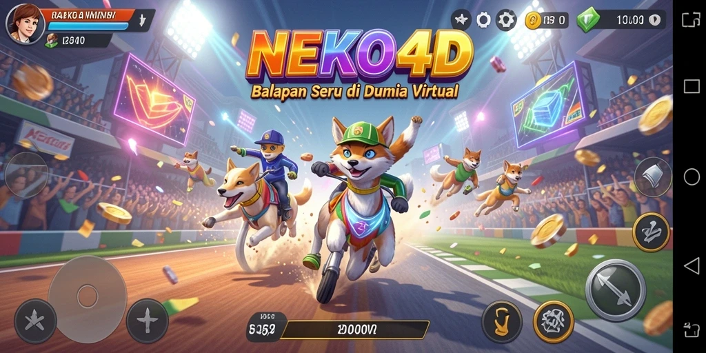 Tampilkan gameplay balapan yang seru di NEKO4D.